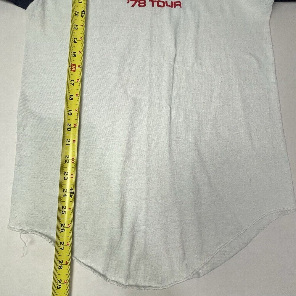 Vintage '78 LINDA RONSTADT Tour T-shirt Mens Medium 38-40 Raglan Baseball USA EC - Picture 6 of 12